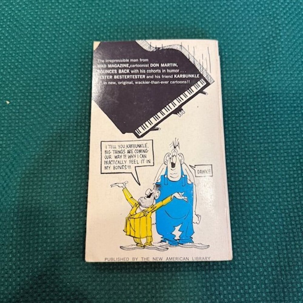 Don Martin Bounces Back MAD's Maddest Artist Signet P3519 10th Printing 1963 - Picture 2 of 8